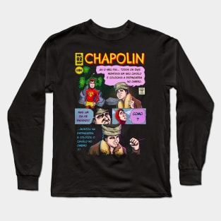 Chapolin Colorado e o dono da cabana Pt Br Long Sleeve T-Shirt